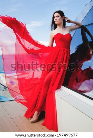 Dress Blowing Wind Stock Photos, Images, & Pictures | Shutterstock