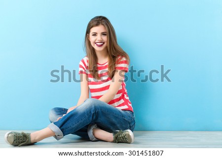 Girl Smiling Stock Photos, Images, & Pictures | Shutterstock
