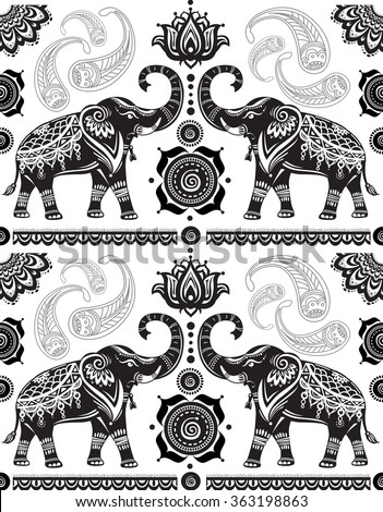 Elephant Tattoo Stock Vectors & Vector Clip Art | Shutterstock