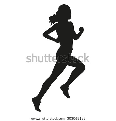 Runner Silhouette Stock Photos, Images, & Pictures | Shutterstock