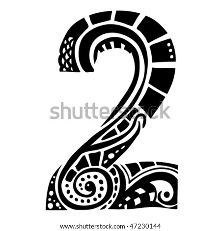 Decorative Numbers Ornaments Vector Stock Photos, Images, & Pictures ...