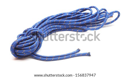 climbing rope - stock photo