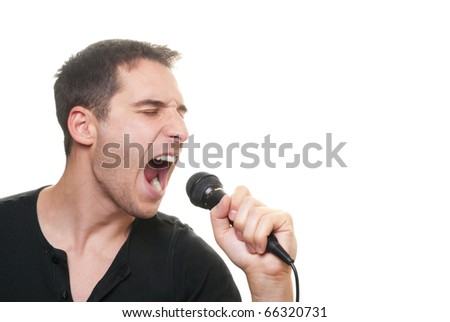 Man Singing Stock Photos, Images, & Pictures | Shutterstock