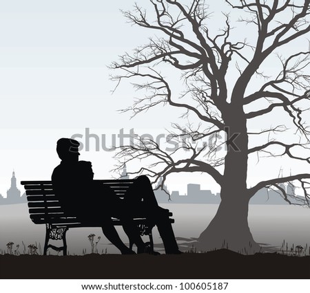 Park Bench Silhouette Stock Photos, Images, & Pictures | Shutterstock