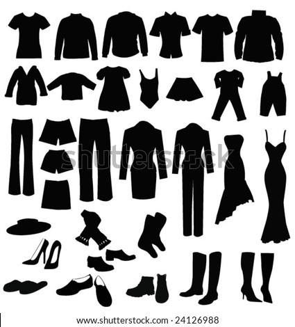 Clothes Silhouette Stock Photos, Images, & Pictures | Shutterstock