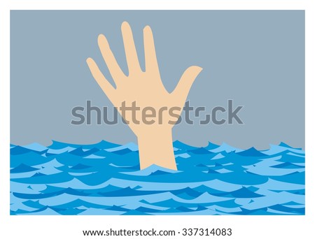 Drowning Person Stock Vectors & Vector Clip Art | Shutterstock