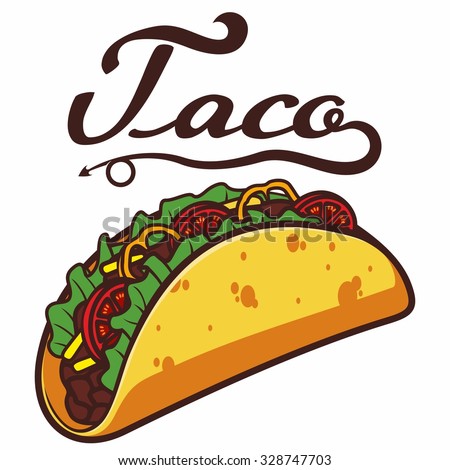 Taco Salad Stock Vectors & Vector Clip Art | Shutterstock