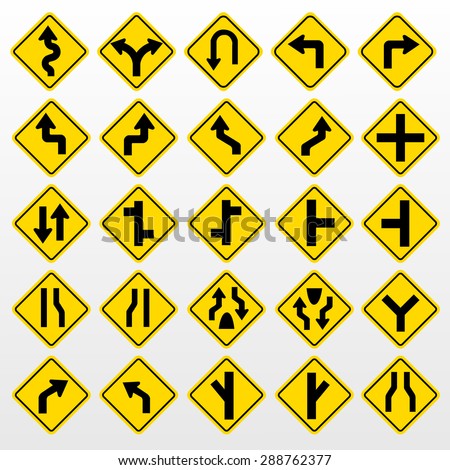 Yellow Traffic Sign Stock Photos, Images, & Pictures | Shutterstock