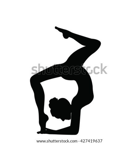 Gymnastics Silhouette Stock Photos, Images, & Pictures | Shutterstock