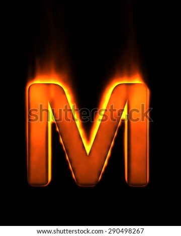 Fiery Letter M Font Stock Photos, Images, & Pictures | Shutterstock