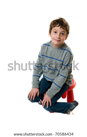 Sitting On Stool Stock Photos, Images, & Pictures | Shutterstock