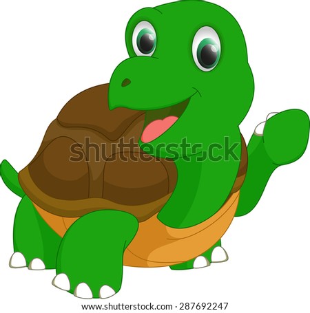 Stock Images similar to ID 166816709 - baby sea turtle cartoon