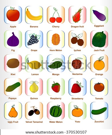 Stock Images similar to ID 150528944 - various funny cartoon fruits....