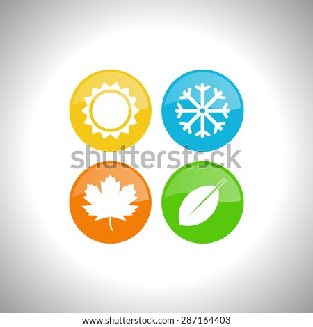 Four Seasons Icon Stock Photos, Images, & Pictures | Shutterstock