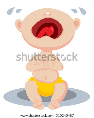 Cartoon Baby Crying Stock Photos, Images, & Pictures | Shutterstock