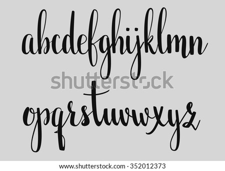 Cute Calligraphy Letters Stock Photos, Images, & Pictures | Shutterstock