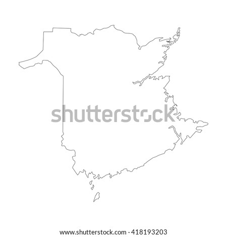 New Brunswick Map Stock Photos, Images, & Pictures | Shutterstock