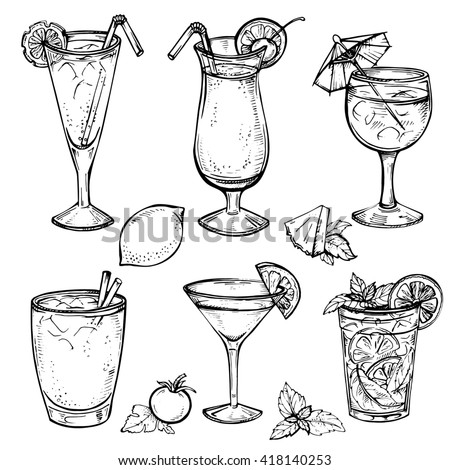 Mojito Stock Vectors & Vector Clip Art | Shutterstock