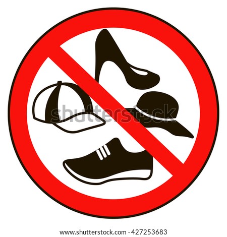 No Shoes Sign Stock Photos, Images, & Pictures | Shutterstock
