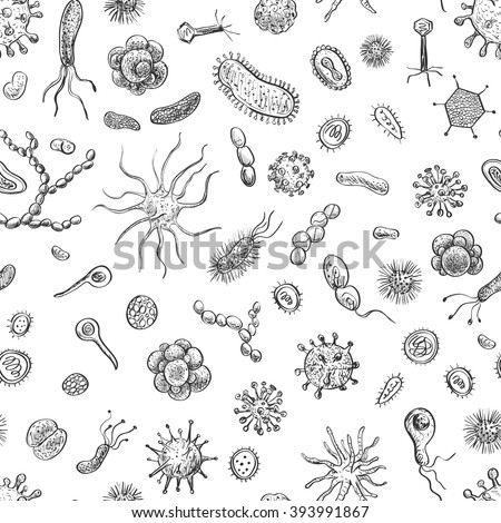 Drawing Bacteria Stock Vectors & Vector Clip Art | Shutterstock