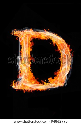 D D Fire Letter Stock Photos, Images, & Pictures | Shutterstock