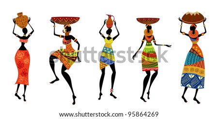 African Woman Stock Vectors & Vector Clip Art | Shutterstock