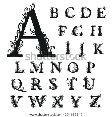 Stylized Letters Stock Photos, Images, & Pictures | Shutterstock