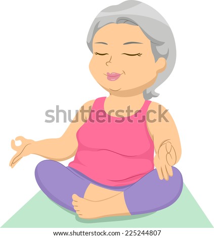 Stock Images similar to ID 100269119 - cartoon old lady with handbag....