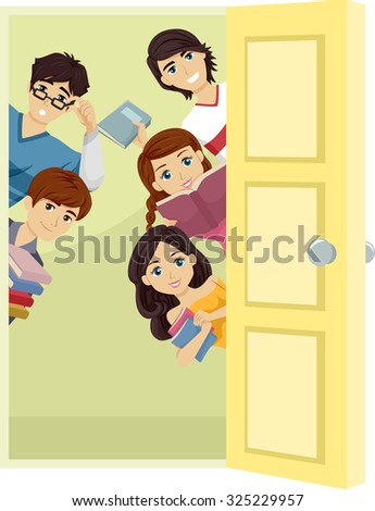 Peeking Stock Vectors & Vector Clip Art | Shutterstock