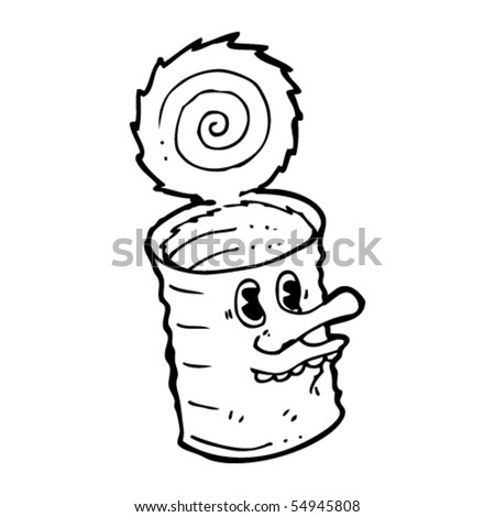 Stock Images similar to ID 54944131 - open tin can drawing