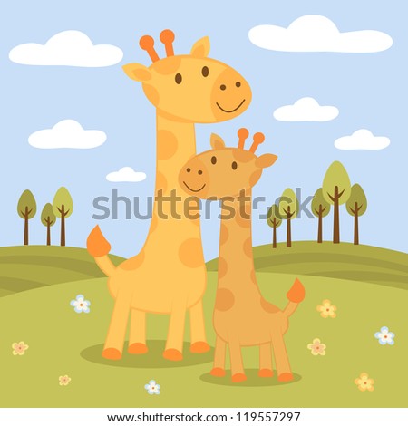 Giraffe Cartoon Stock Photos, Images, & Pictures | Shutterstock