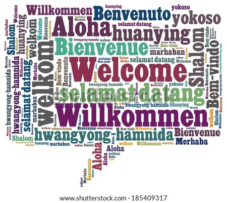 Different Languages Welcome Stock Photos, Images, & Pictures | Shutterstock