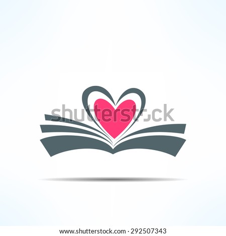 Book Heart Stock Vectors & Vector Clip Art | Shutterstock