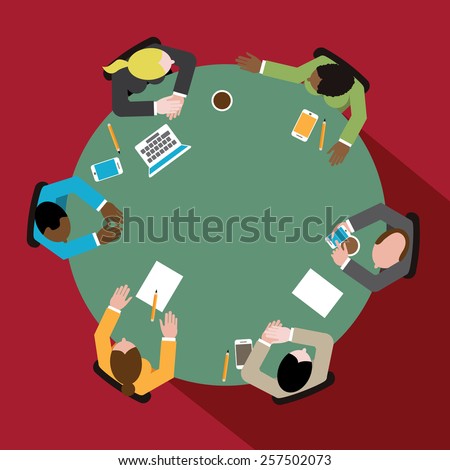 Round Table Meeting Stock Photos, Images, & Pictures | Shutterstock