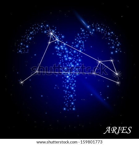 Stock Images similar to ID 97887464 - horoscope star sign aries...