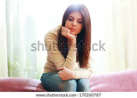 Pensive Woman Stock Photos, Images, & Pictures | Shutterstock