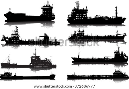 Ship Silhouette Stock Photos, Images, & Pictures | Shutterstock