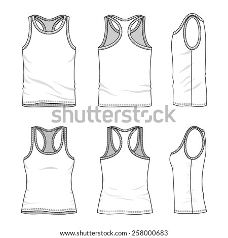 Tank Top Template Stock Photos, Images, & Pictures | Shutterstock