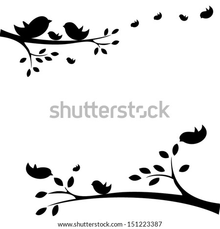 Birds on tree branch Stock Photos, Images, & Pictures | Shutterstock
