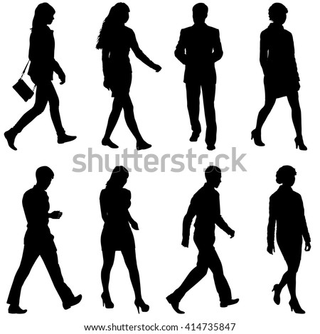 Walking Silhouette Stock Photos, Images, & Pictures | Shutterstock