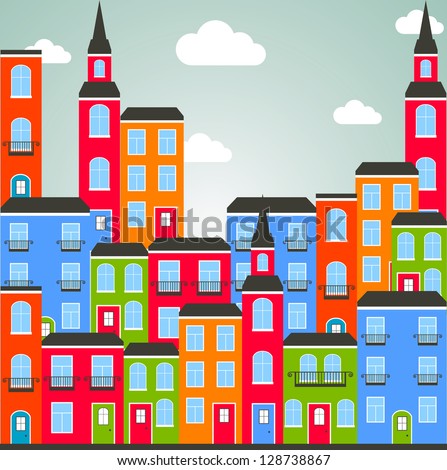Cartoon city Stock Photos, Images, & Pictures | Shutterstock