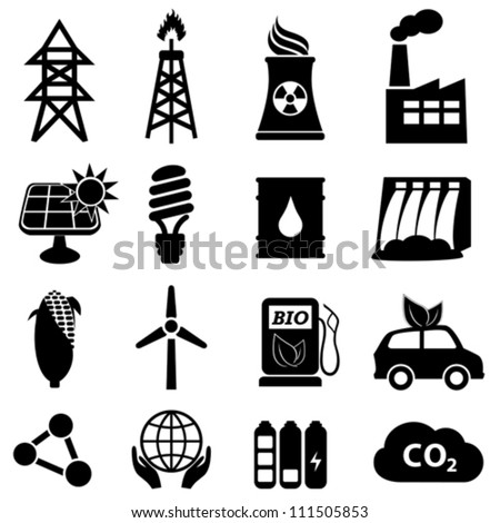 Energy Icons Stock Photos, Images, & Pictures | Shutterstock