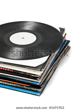 Stack Of Vinyl Records Stock Photos, Images, & Pictures | Shutterstock