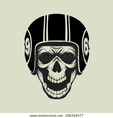 Biker Skull Stock Photos, Images, & Pictures | Shutterstock