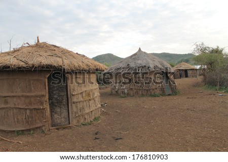 Maasai huts Stock Photos, Images, & Pictures | Shutterstock