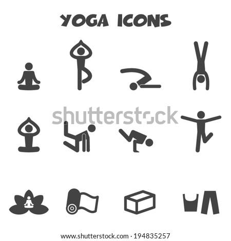 Yoga icon Stock Photos, Images, & Pictures | Shutterstock