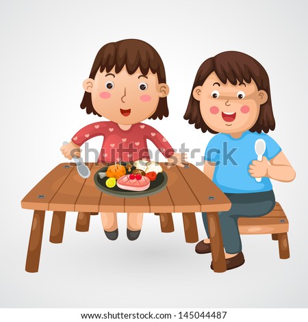 Family Eating Breakfast Stock Vectors & Vector Clip Art | Shutterstock