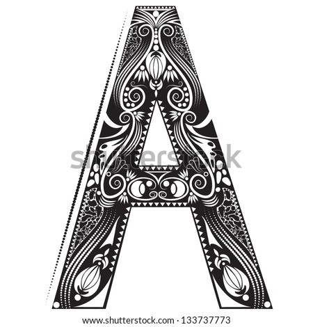 Ornate letters Stock Photos, Images, & Pictures | Shutterstock