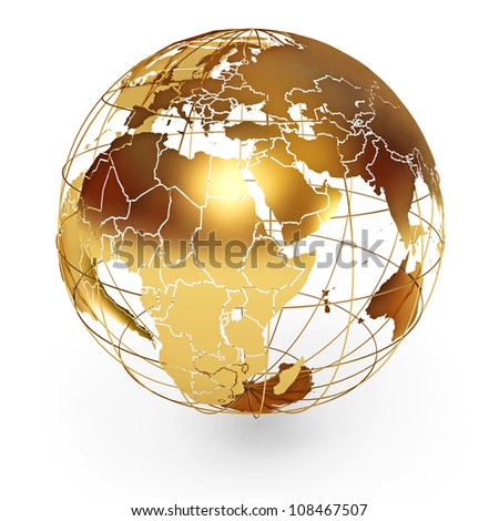 Gold Globe Stock Photos, Images, & Pictures | Shutterstock