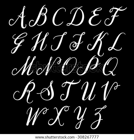 Hand Lettering Alphabet Stock Photos, Images, & Pictures | Shutterstock